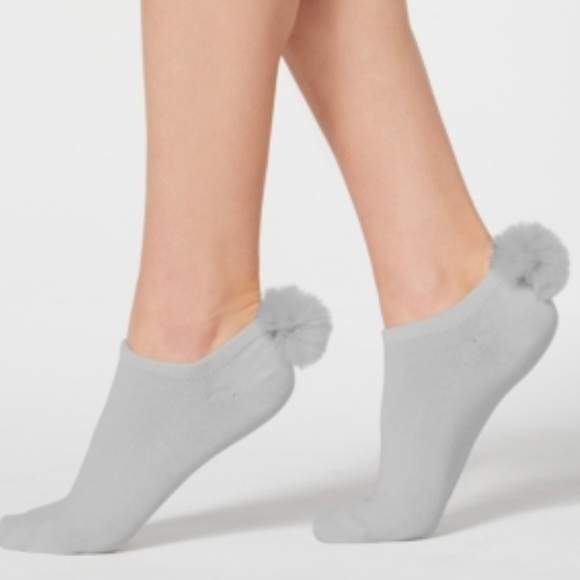 NWT BUNDLE LEMON Gray Socks/Slippers (3 pairs) - Picture 3 of 8